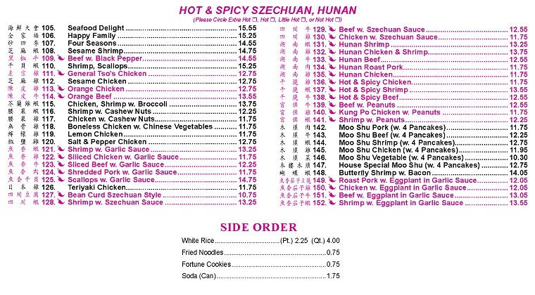 Wing Hing Chinese Restaurant Eat in . Take Out . Delivery . Catering