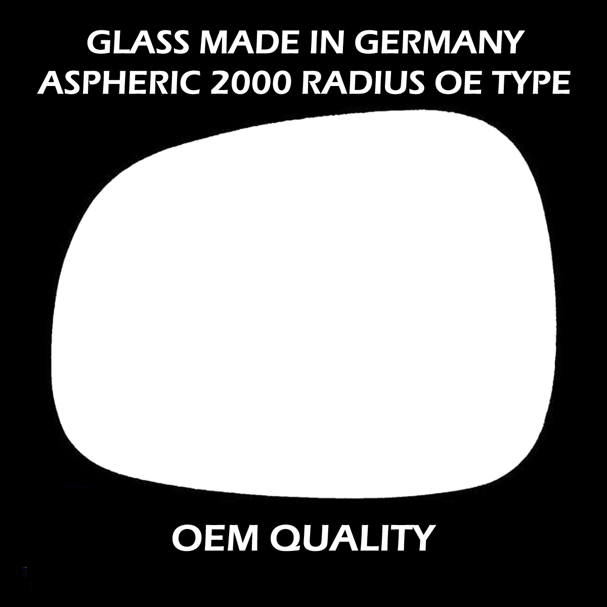 Suzuki Swift Wing Mirror Glass LEFT HAND ( UK Passenger Side ) 2005 to