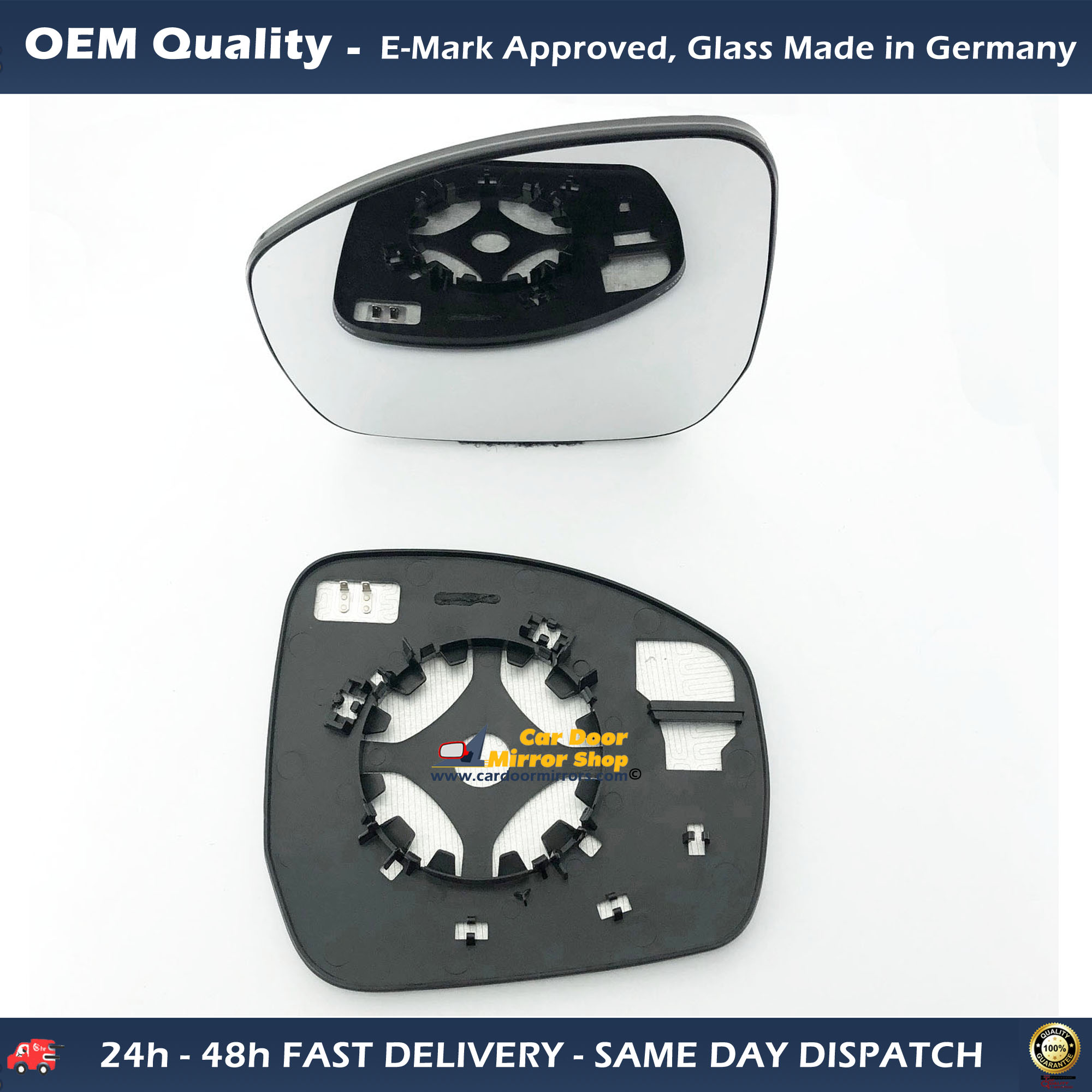 Land Rover Range Rover Sport Wing Mirror Glass With Base LEFT HAND ( UK