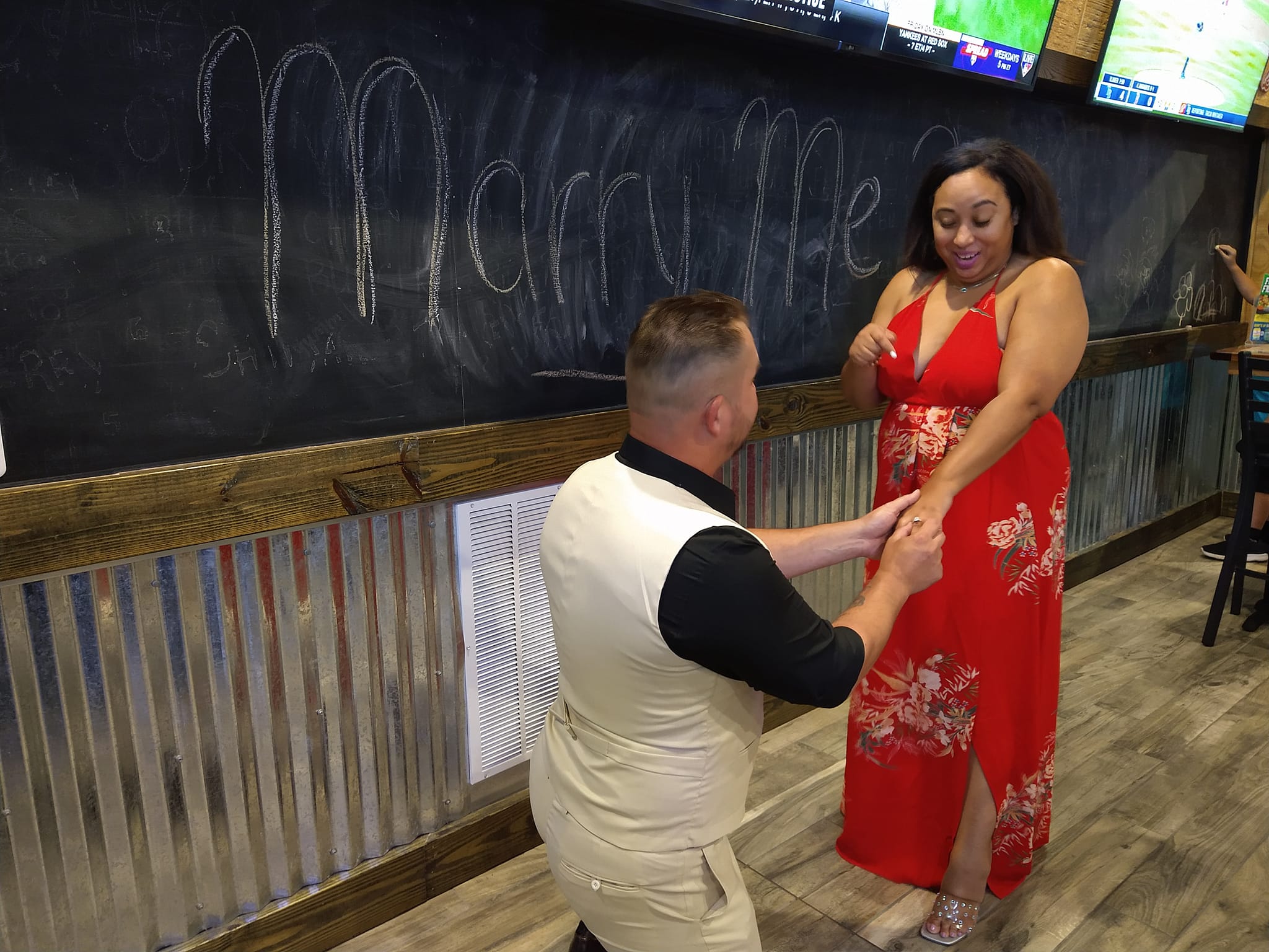 From Wings to Rings Couple Gets Engaged At Wings Etc. Palm Harbor