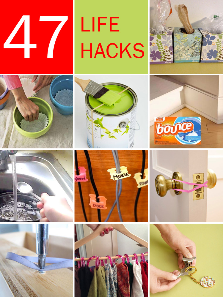 47 Amazing Life Hacks Using Only Common Household Items