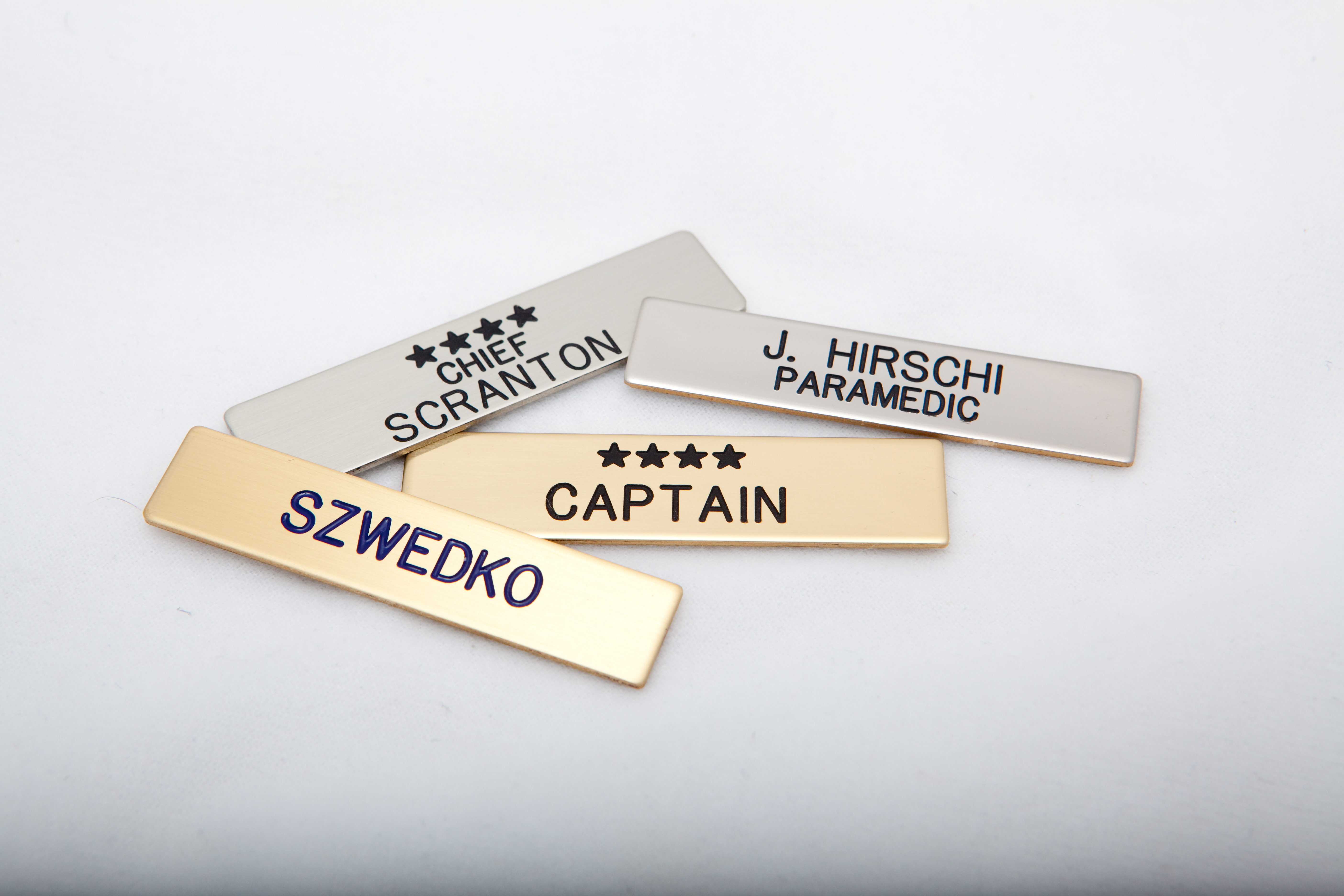 Metal Name Badge Winmark Stamp & Sign Stamps and Signs