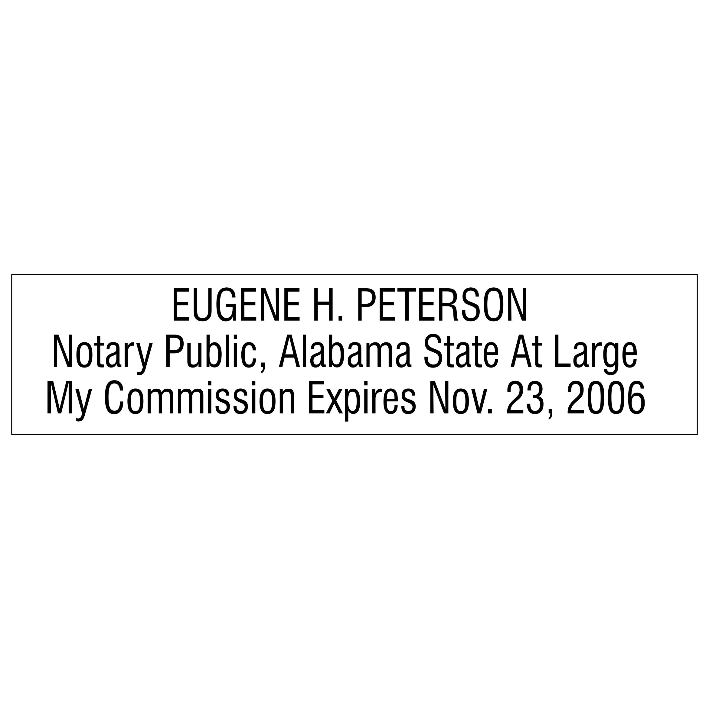 ALABAMA Notary Stamp Winmark Stamp & Sign Stamps and Signs