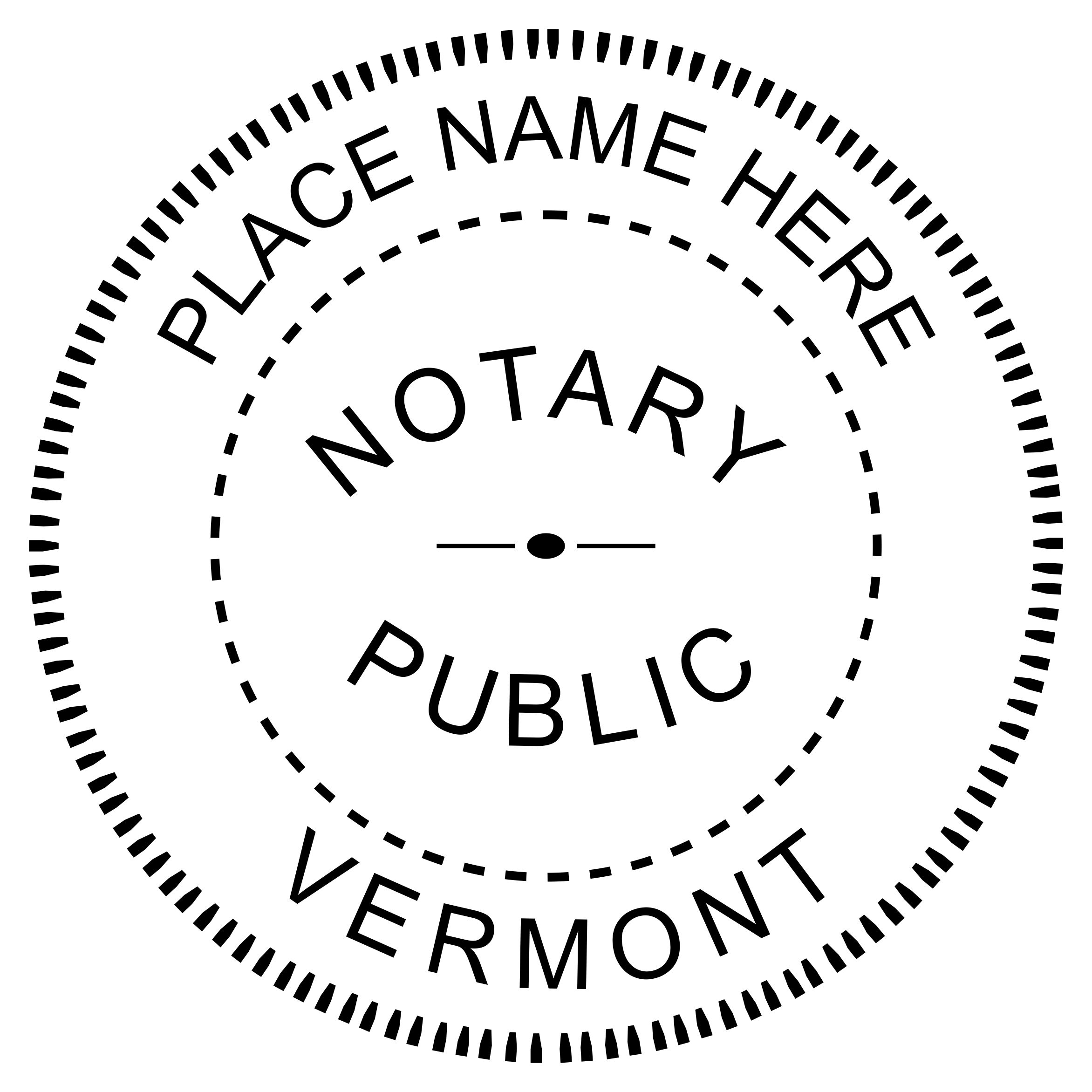 Vermont Notary Embosser Winmark Stamp & Sign Stamps and Signs