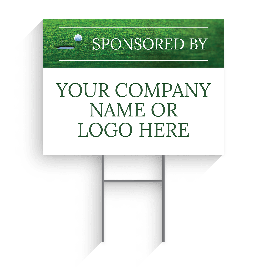 Sponsored By Golf Tournament Signs Design 2 Winmark Stamp & Sign