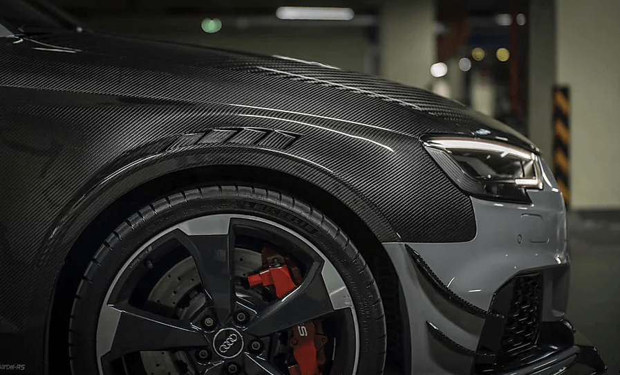KARBEL AUDI RS3 FL CARBON FIBER FENDERS Winn Autosports