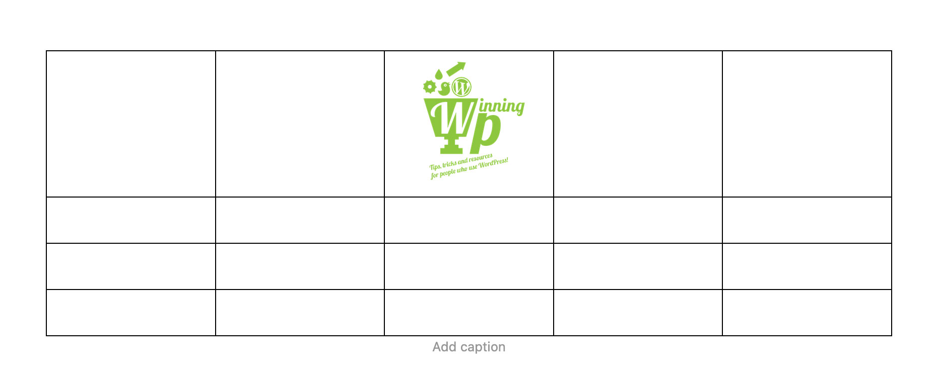 How to Add/Insert an Image Into a Table Cell in WordPress