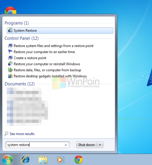 Cara Restore Windows 7 dengan system restore Blog Informasi Teknologi