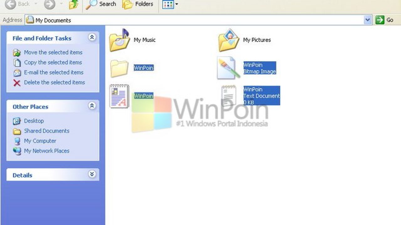 Cara Menyembunyikan File atau Folder di Windows XP | WinPoin