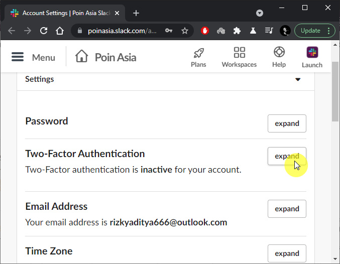 Cara Mengaktifkan TwoFactor Authentication di Slack WinPoin