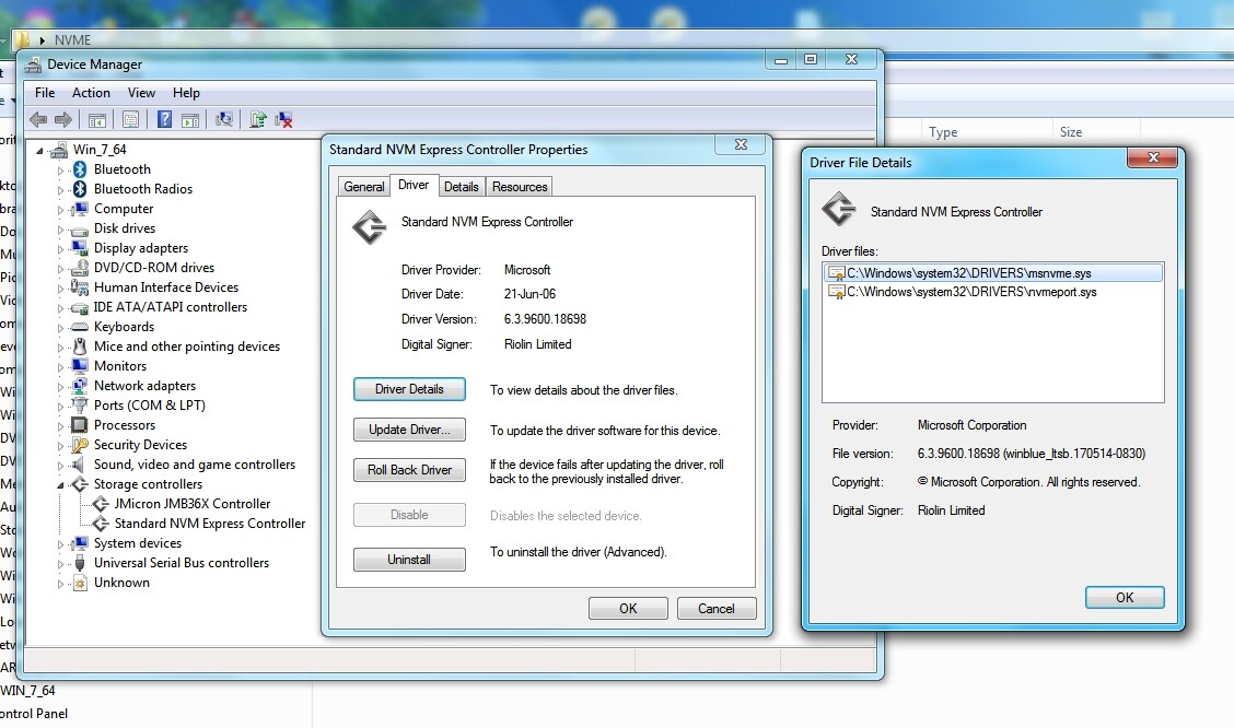 AHCI/RAID and NVMe Drivers 2356 by Fernando General Storage Drivers (AHCI/RAID