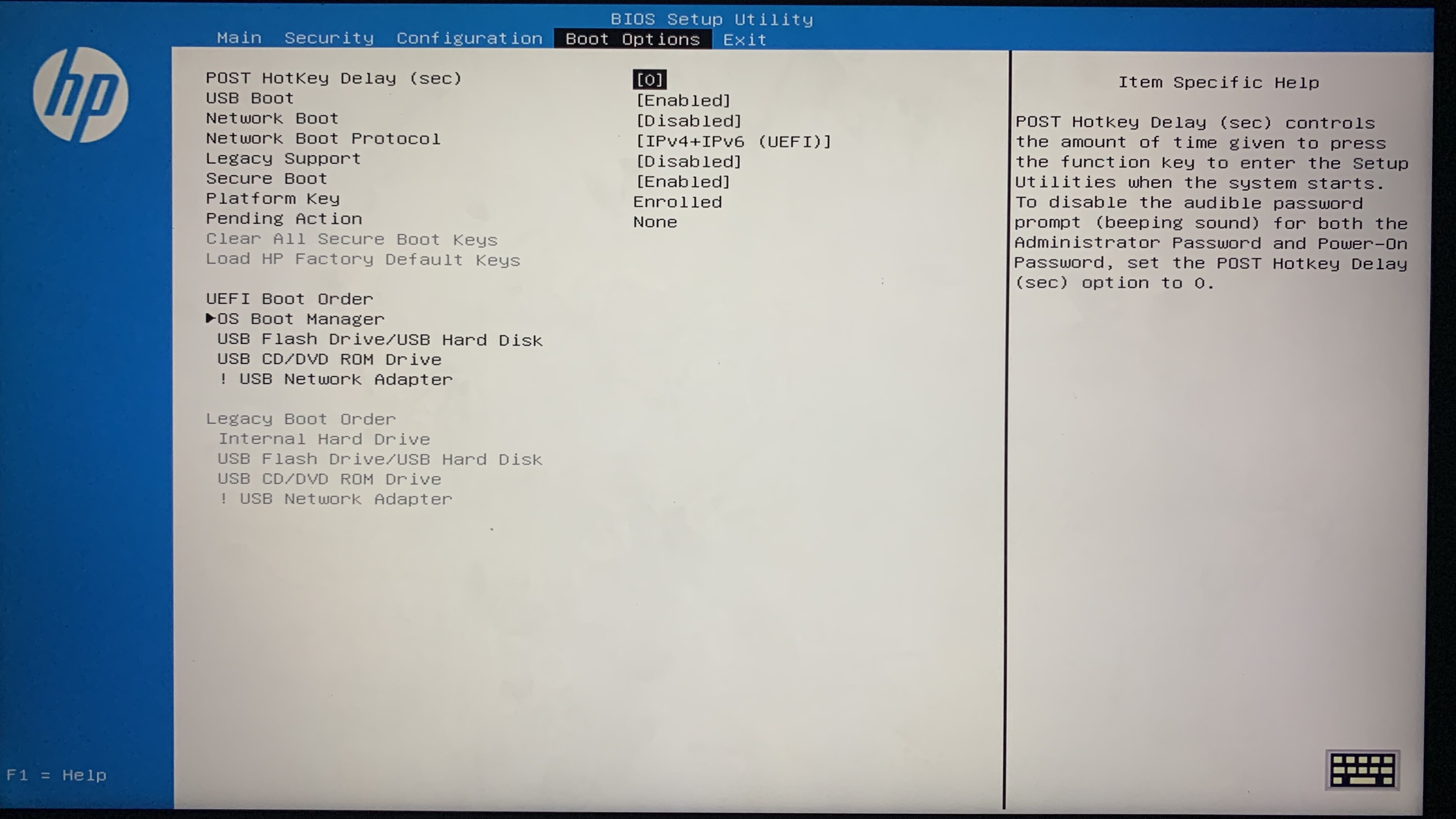 [REQUEST] HP Spectre x360 15df0013dx (4WW36UA) BIOS ADVANCED SETTINGS