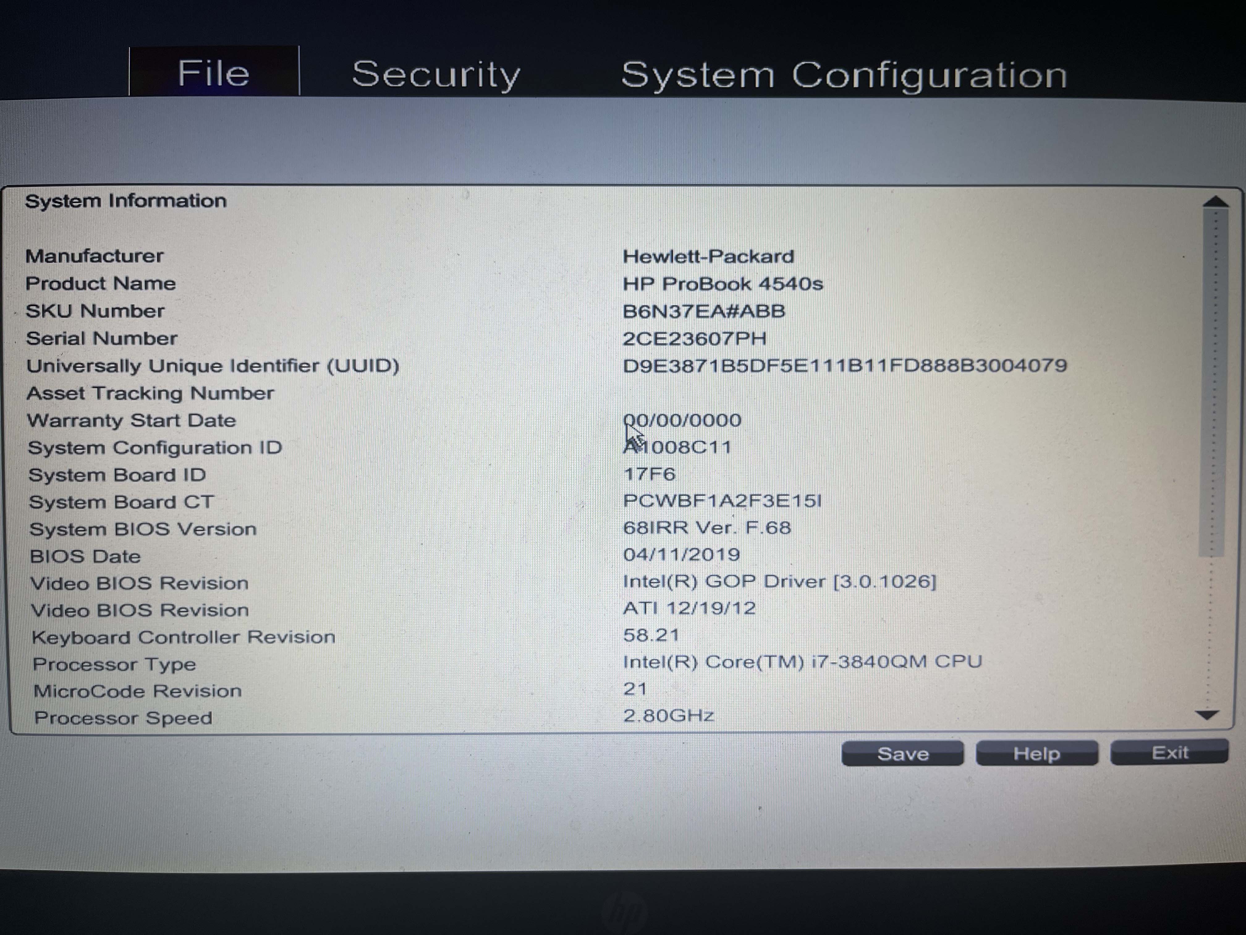 HP ProBook 4540s - BIOS Modding - BIOS Modding Guides and Problems