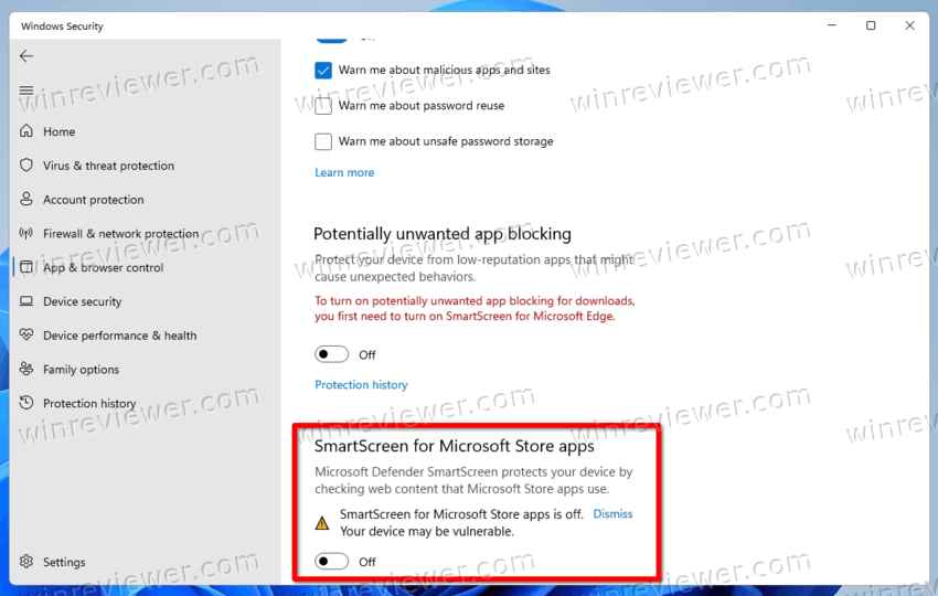 Как удалить smartscreen в windows 11