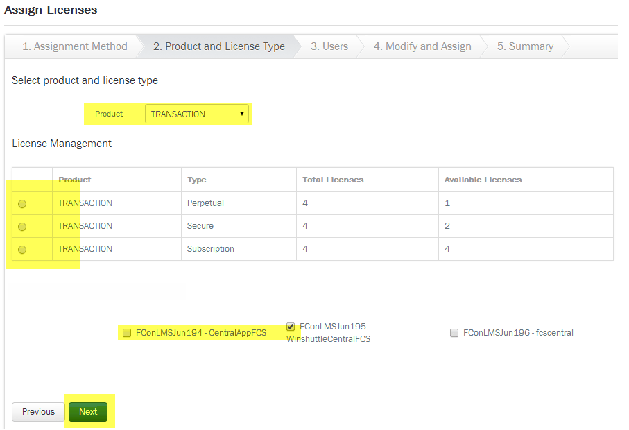 Winshuttle Foundation 11 Managing licenses