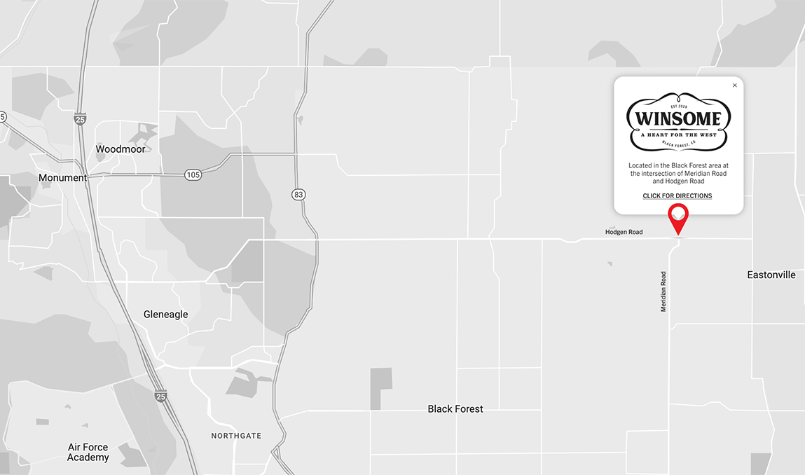 FAQs // Winsome • A Heart for the West • Black Forest, Colorado