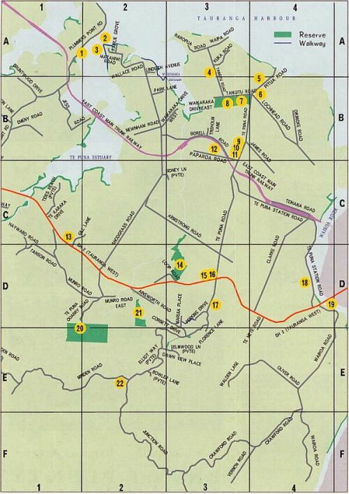 Te Puna Road Map
