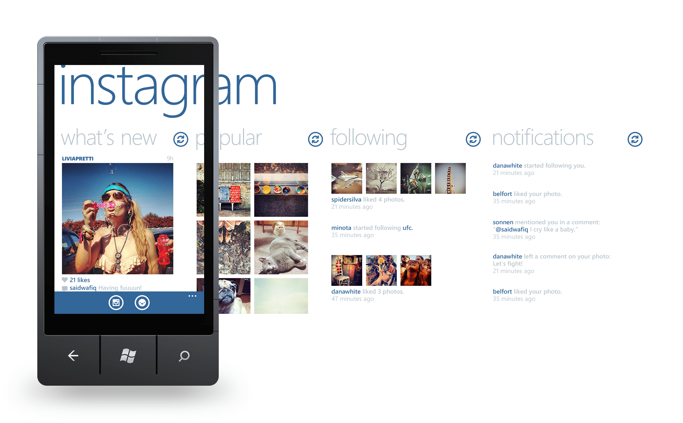 Instagram sbarca su Windows phone