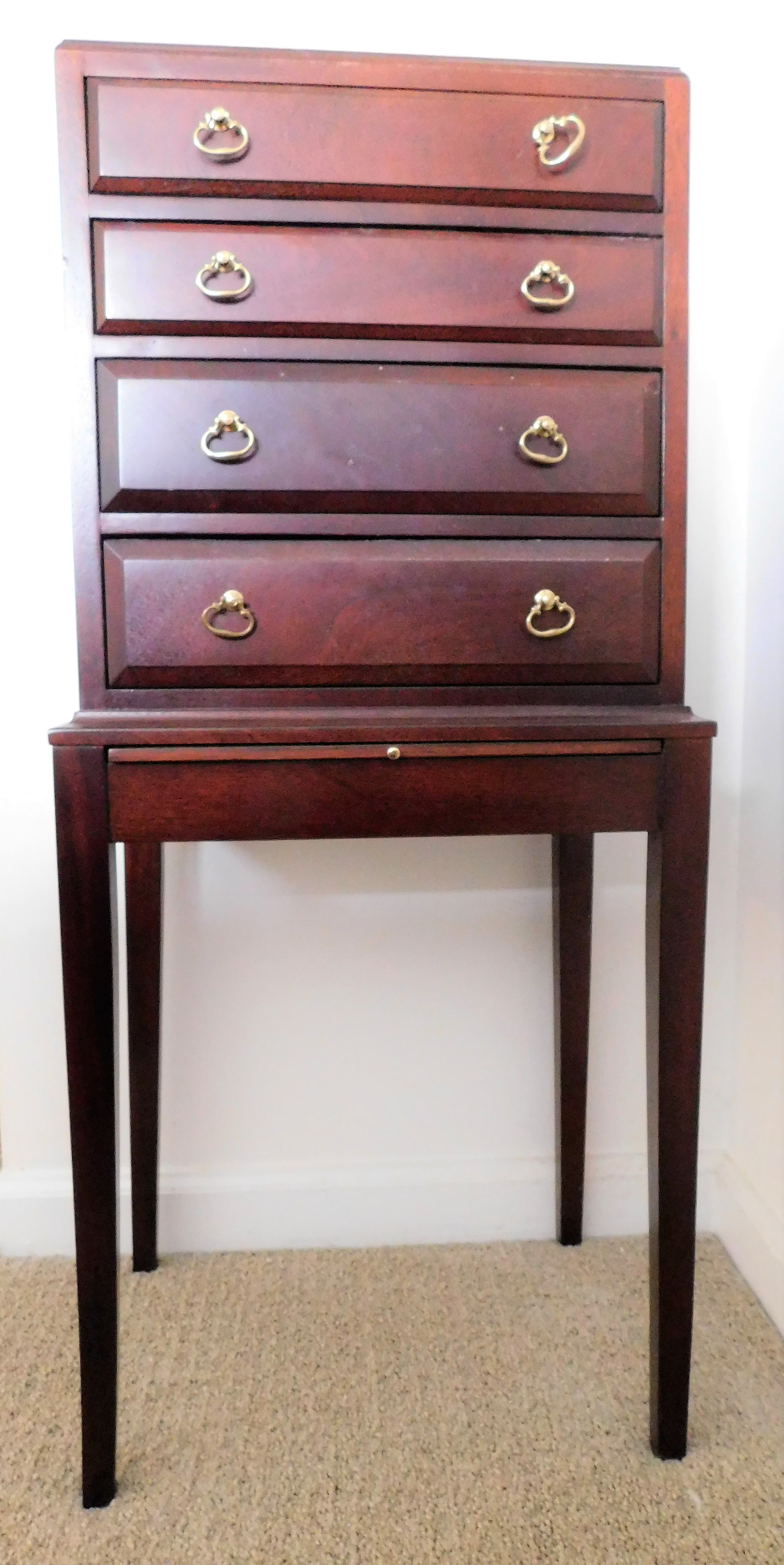 Lot Detail Madison Square 4 Dovetailed Drawer Silver Chest with Pull