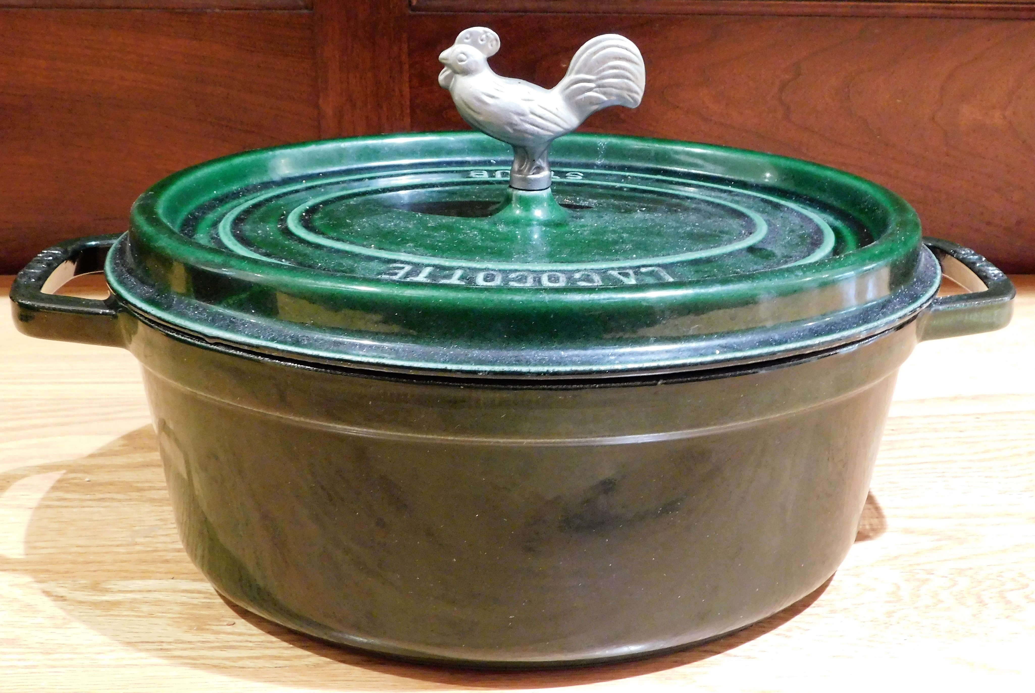 Lot Detail Lacocotte Staub Oval Cast Iron Enamel Pot Made in France 31