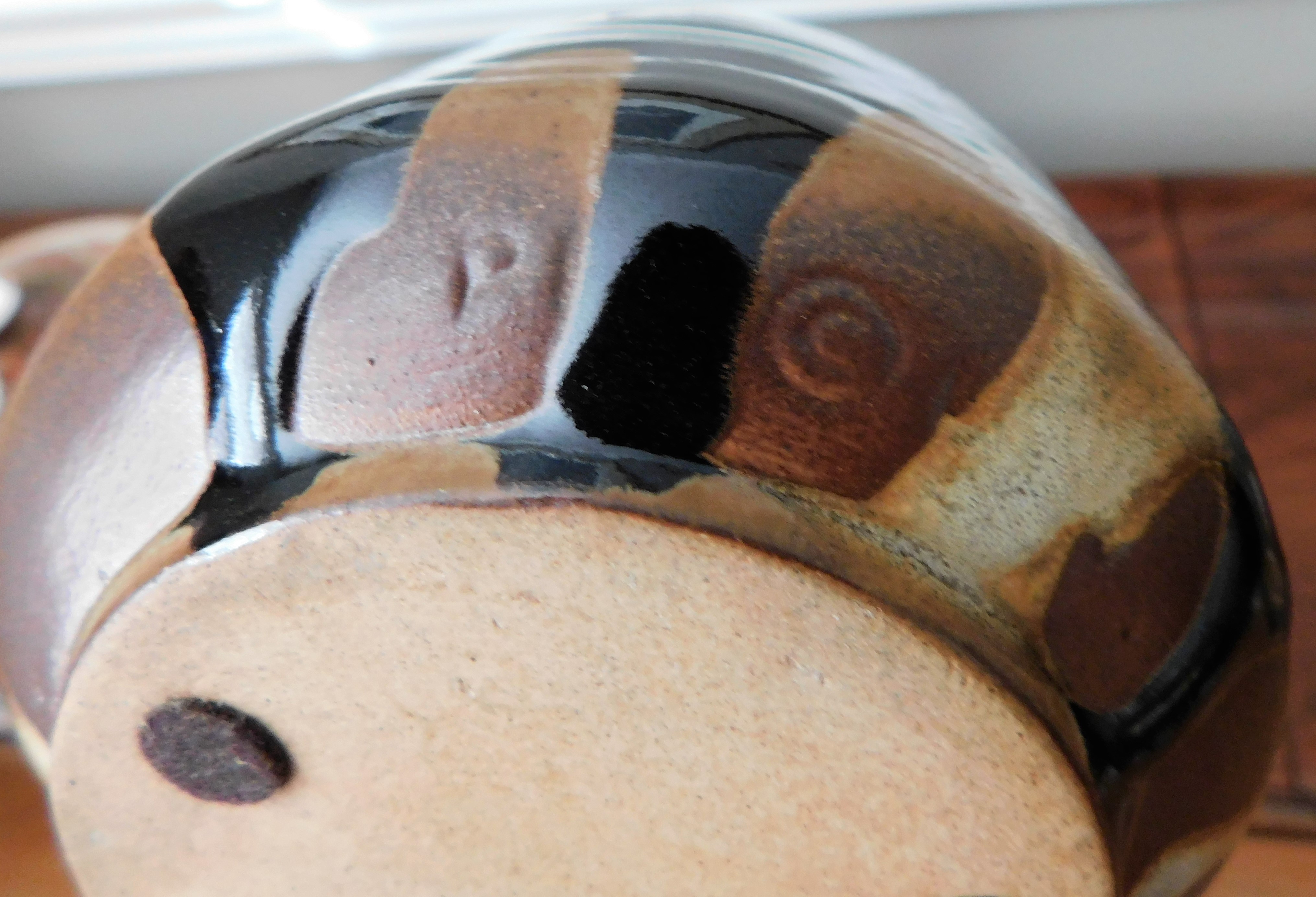 Lot Detail 3 Art Pottery Vases including Green and Light Purple 8