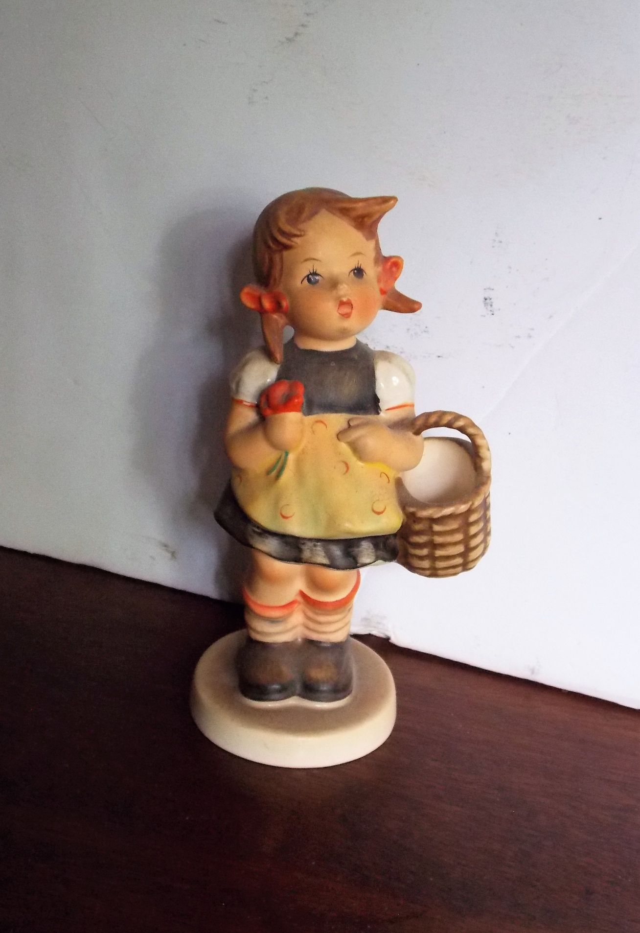 Lot Detail Little Girl with Basket Hummel 5" Tall
