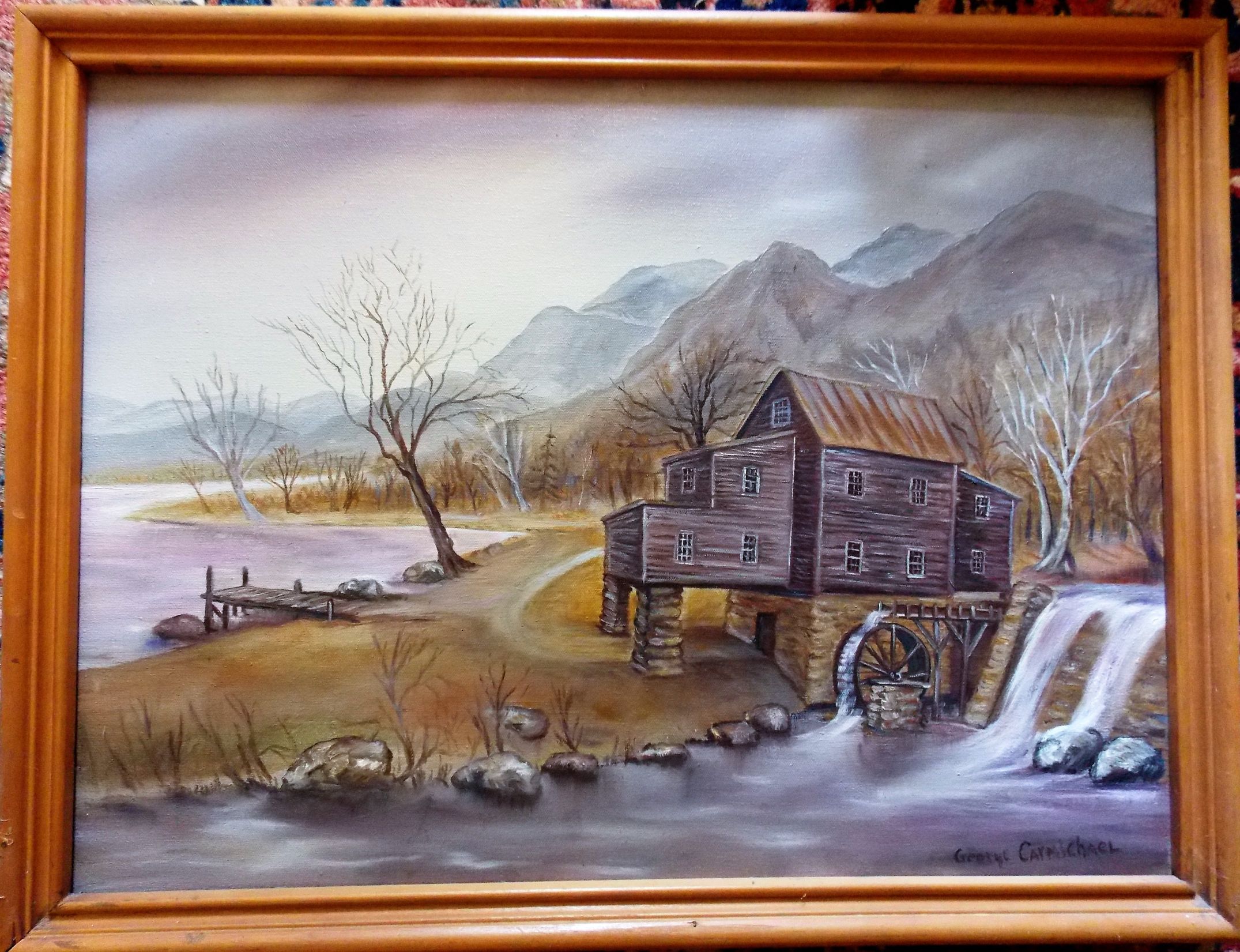 Lot Detail Carmichael Artist Signed Oil on Canvas Painting of