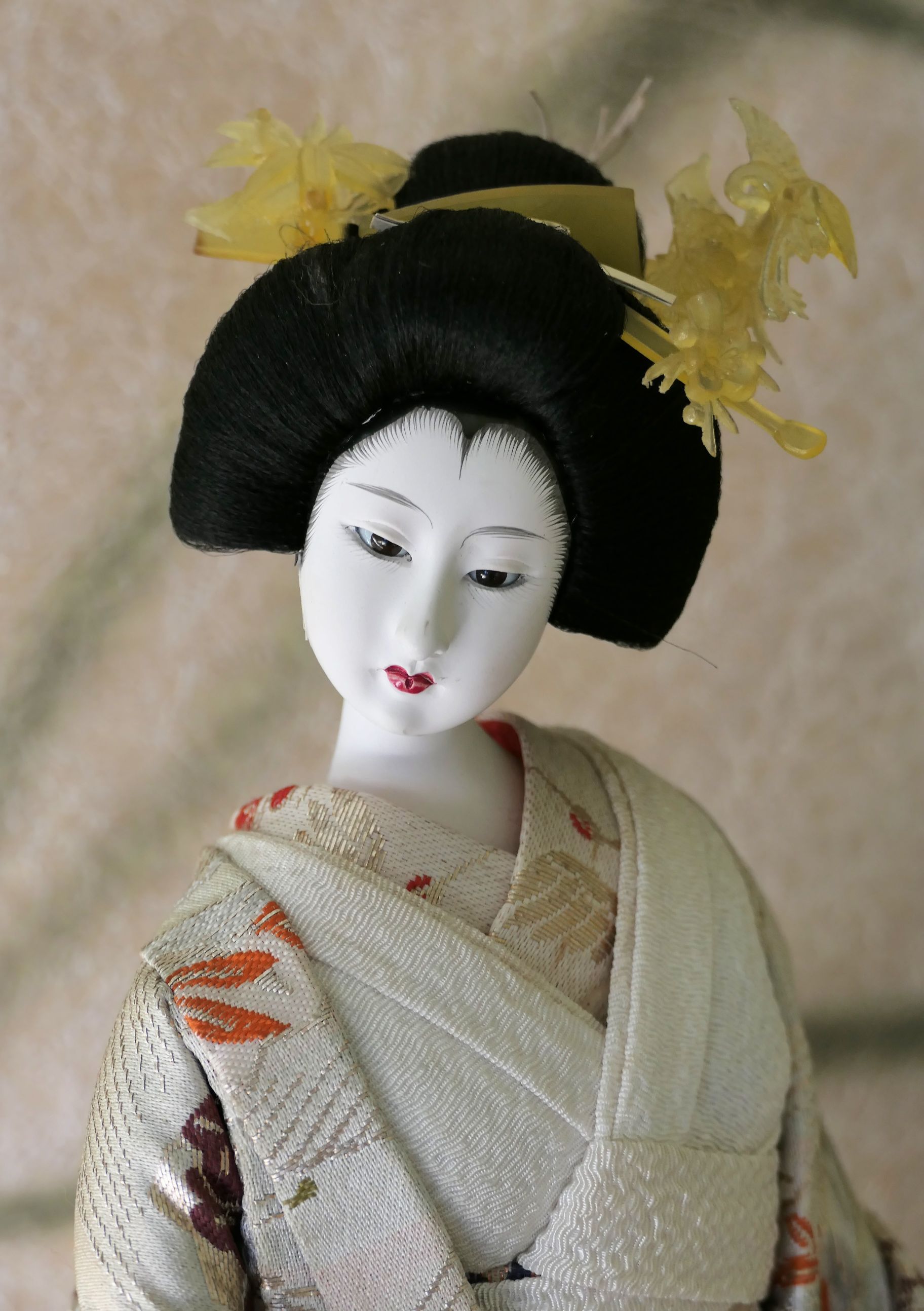 Lot Detail Japanese Doll from Kabukiya Doll Store Tokyo Japan in