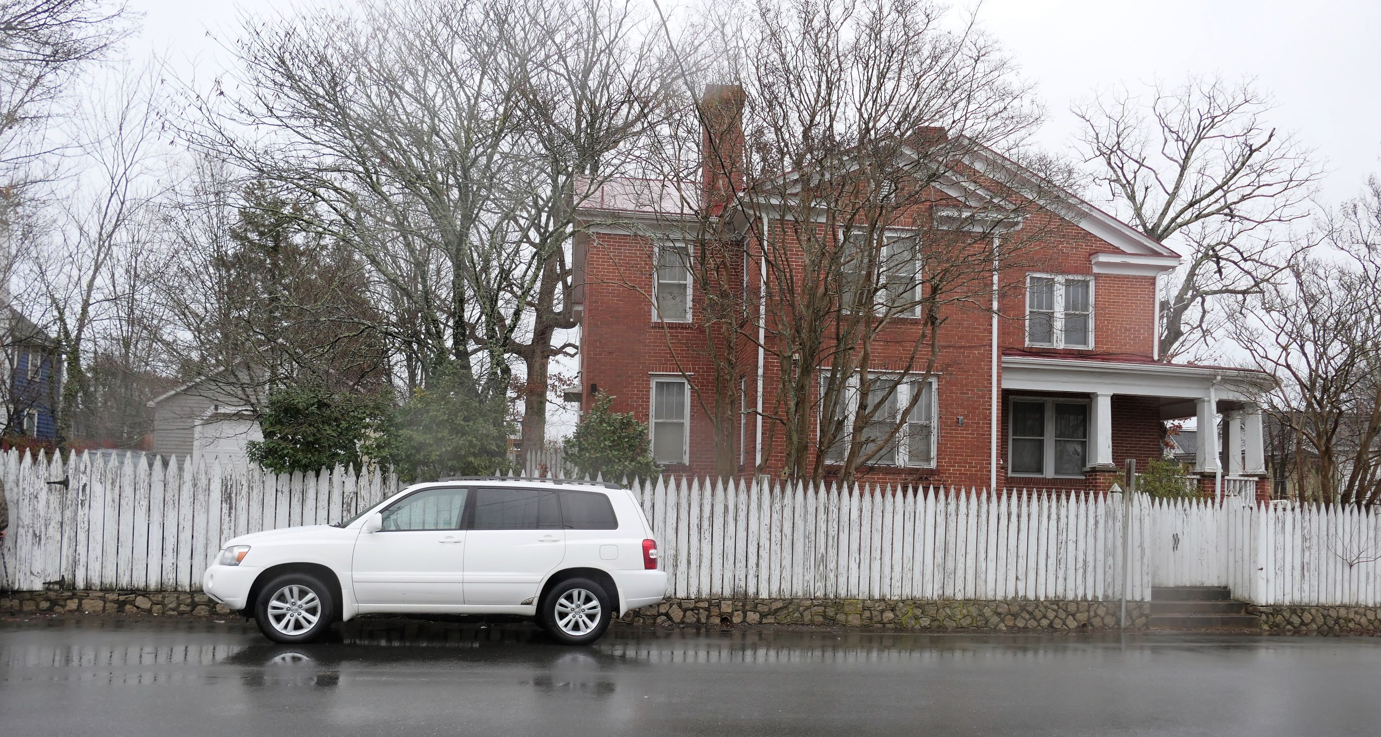 Lot Detail Side of Home On Yancey Street