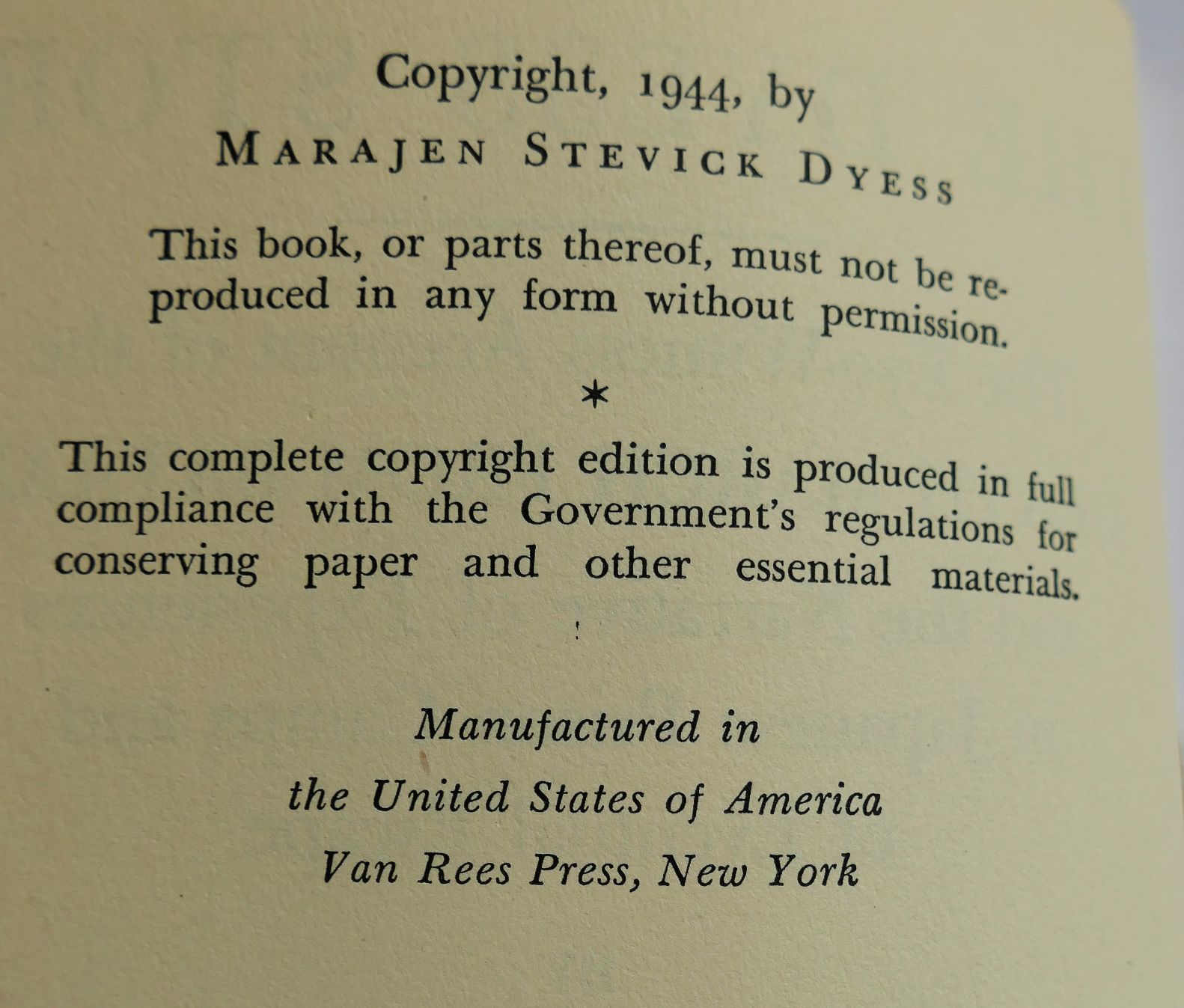 Lot Detail The Dyess Story The Eye Witness Account of the Death