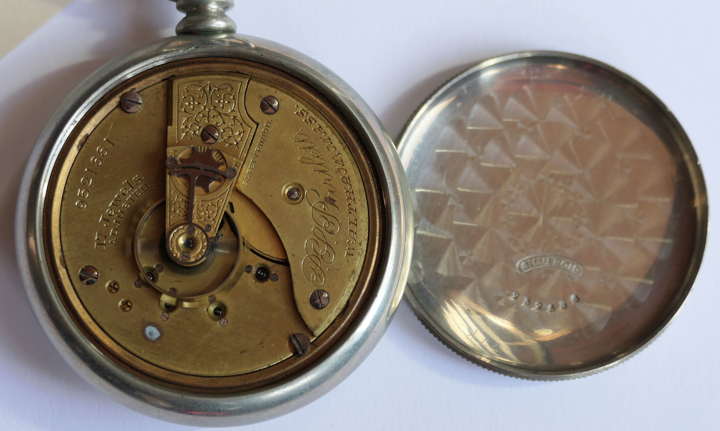 Lot Detail Bartlett Waltham Mass 17 Jewels Pocket Watch Serial Number