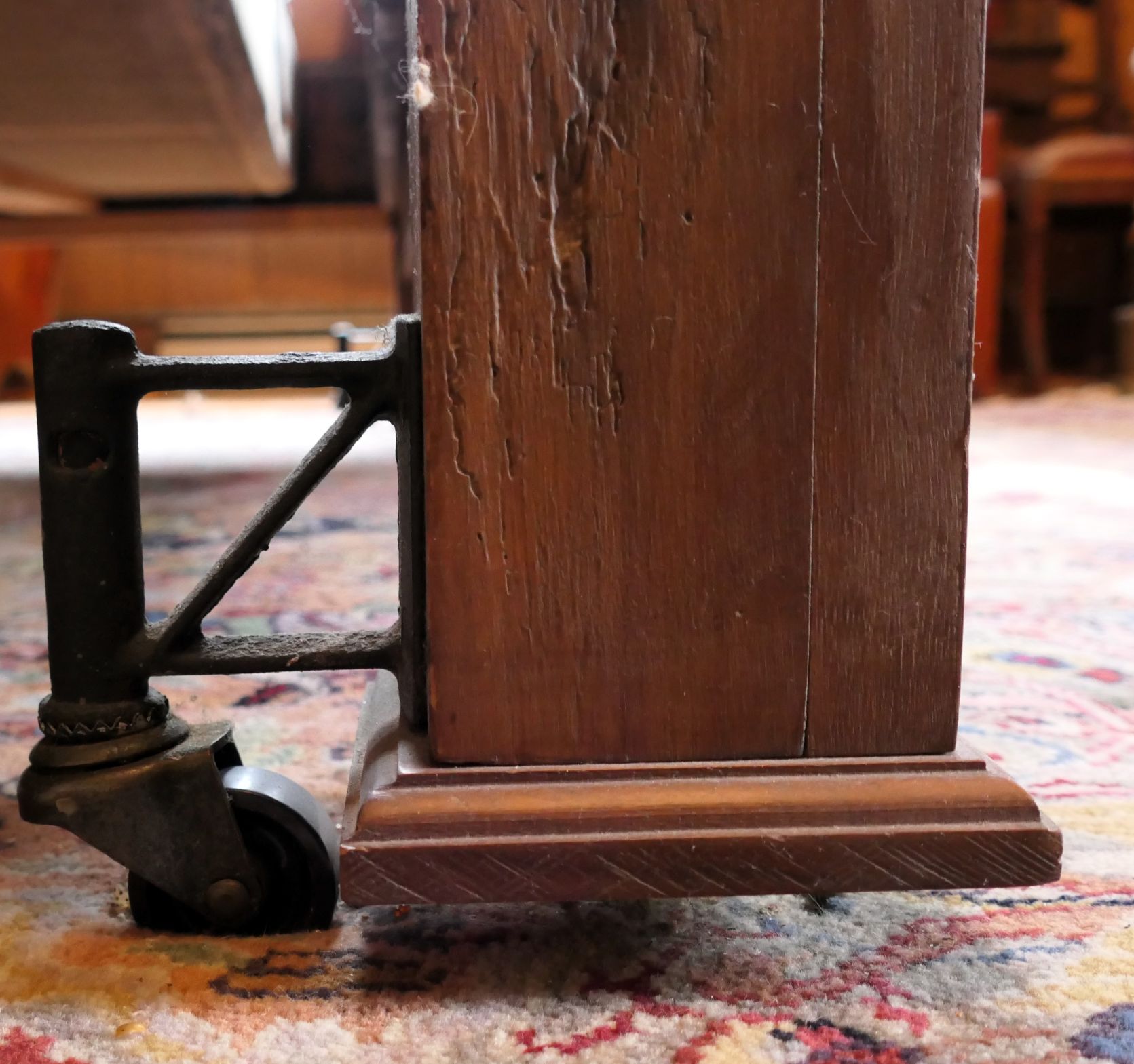 Lot Detail Walnut Victorian Queen Sized High Back Bed Unusual