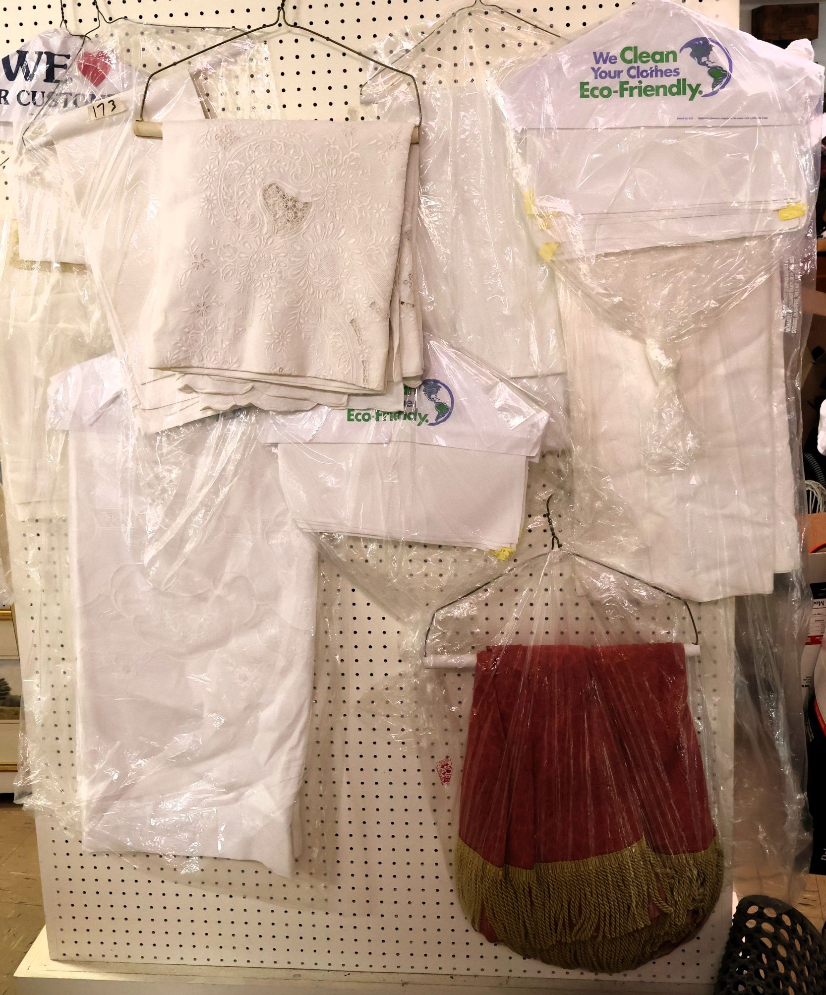 Lot Detail Lot of Fine Tablecloths and Linens including Custom Made