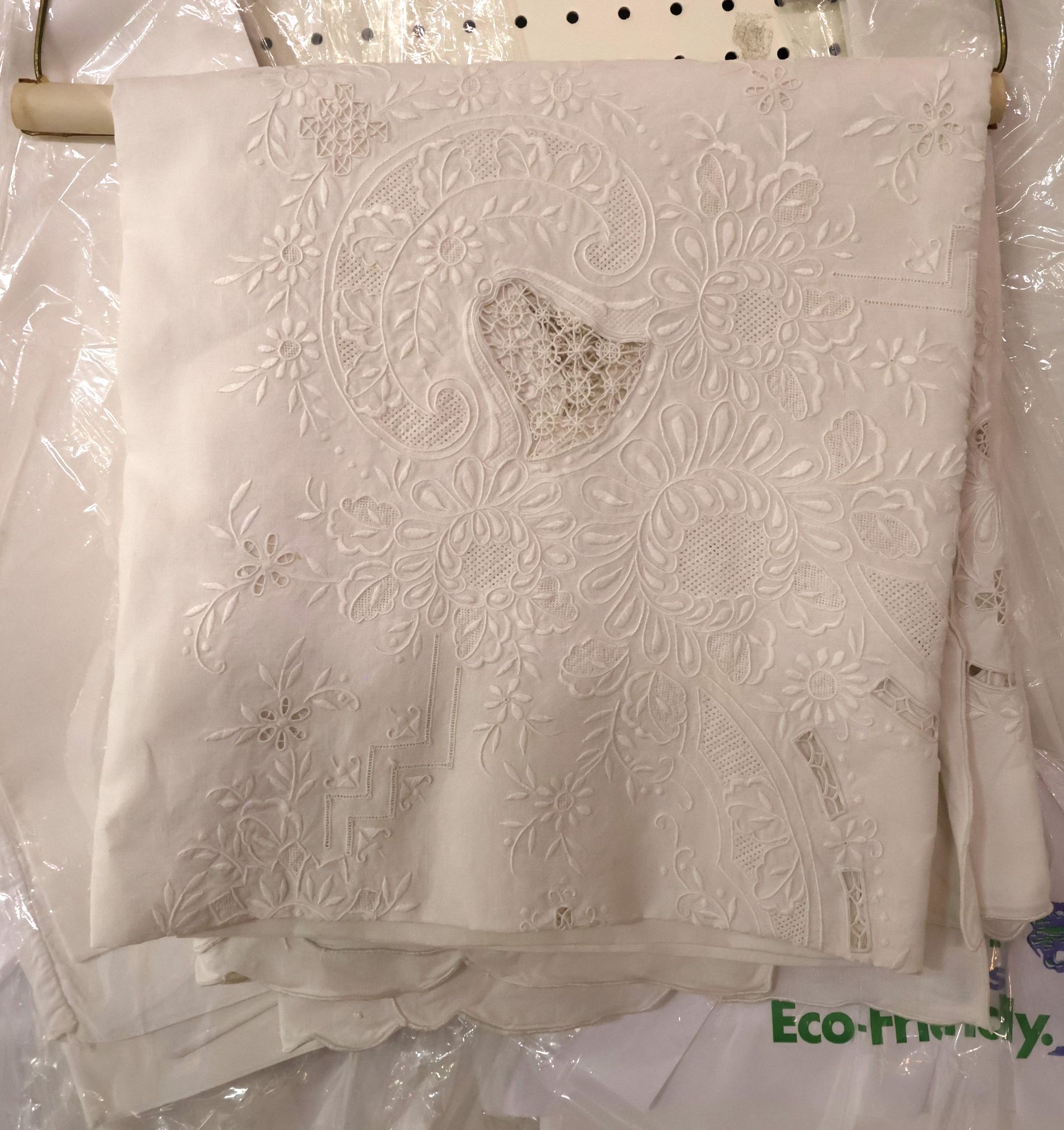 Lot Detail Lot of Fine Tablecloths and Linens including Custom Made