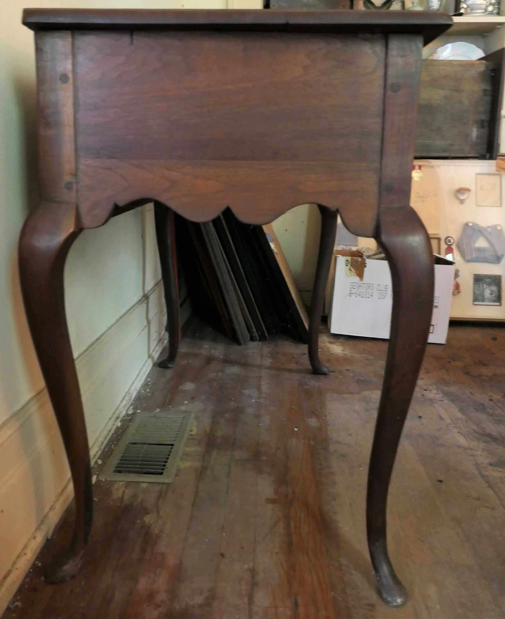 Lot Detail 18th Century Walnut Pegged Queen Anne Low Boy Pine