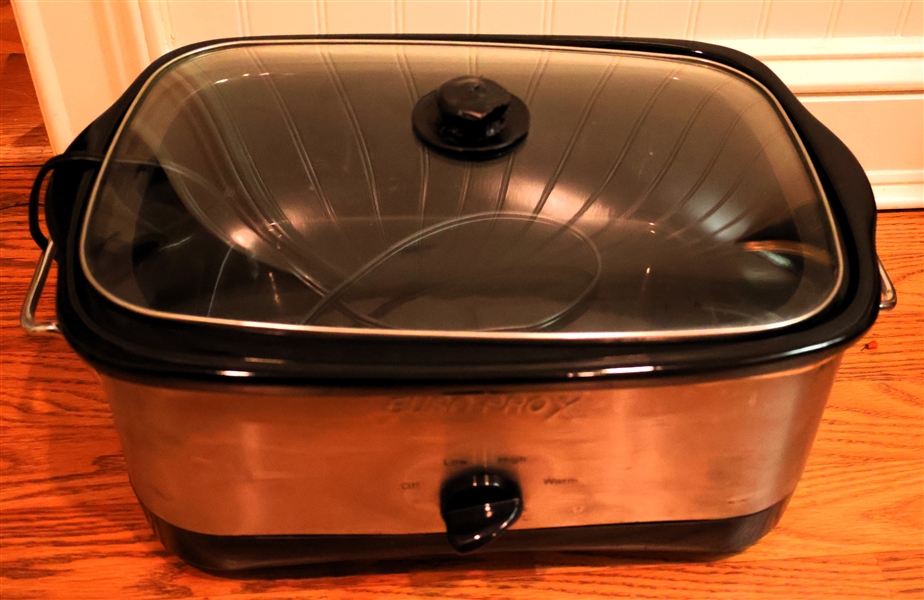 Lot Detail Euro Pro Rectangular Slow Cooker