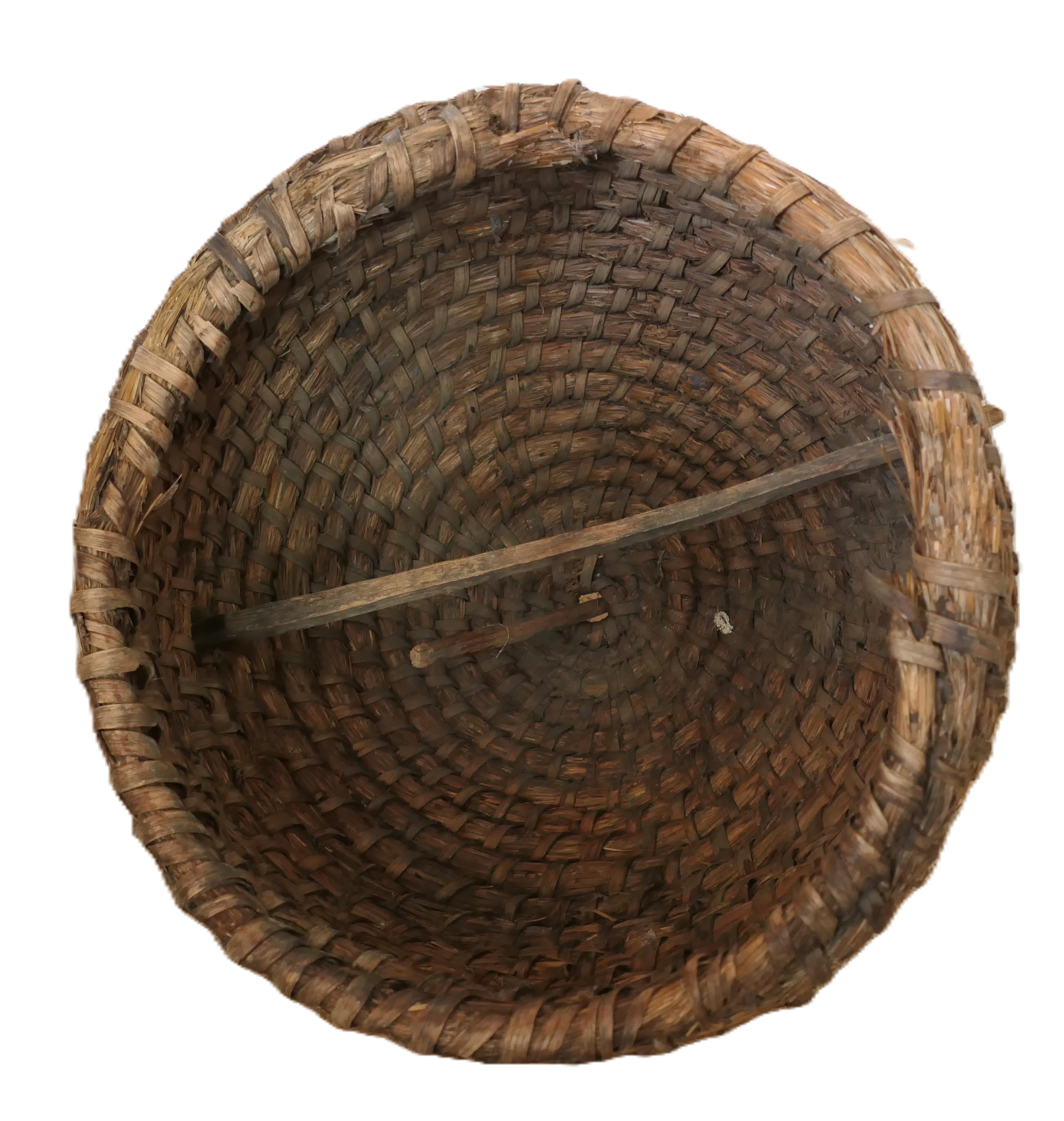 Lot Detail Antique Gullah Geechee South Carolina Straw Trinket Basket