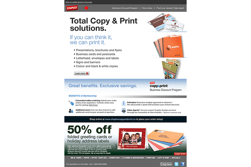 Staples Business Depot Winston E. Dalip Jr