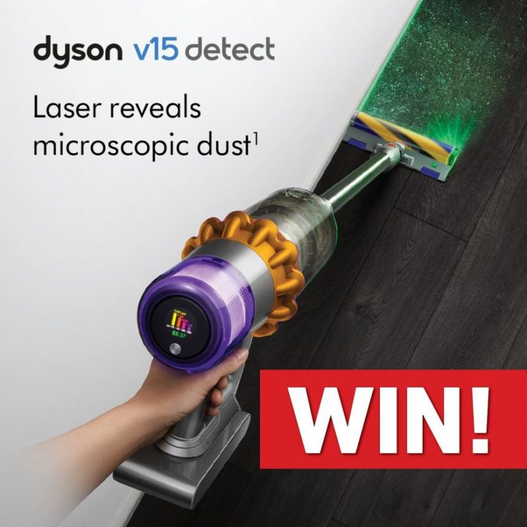 Win a Dyson V15 Detect Total Clean stick vacuum WinStuff