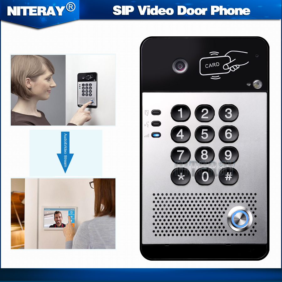 SIP Video Door Phone Video System Compatible With Asterisk