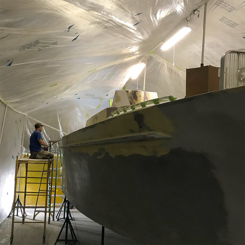 Fiberglass Boat Repair in Brewerton, NY Winter Harbor Marina