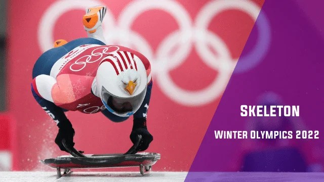 Skeleton Winter Olympics 2023