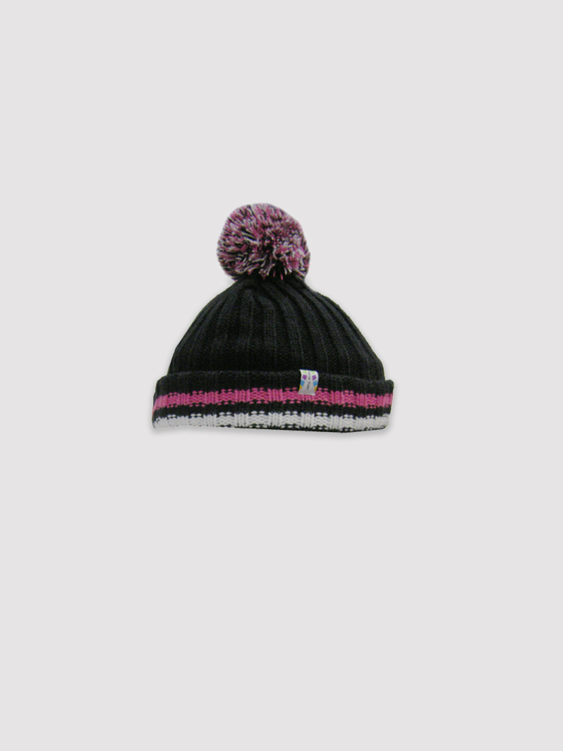 Girl 100 Acrylic Knitted Hat Wintertime