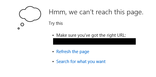 Microsoft Edge says “Hmm, we can&rsquo;t reach this page.” | Winthrop 