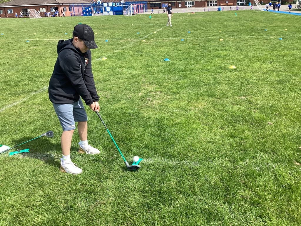 Golf Club Visit Winton Primary School