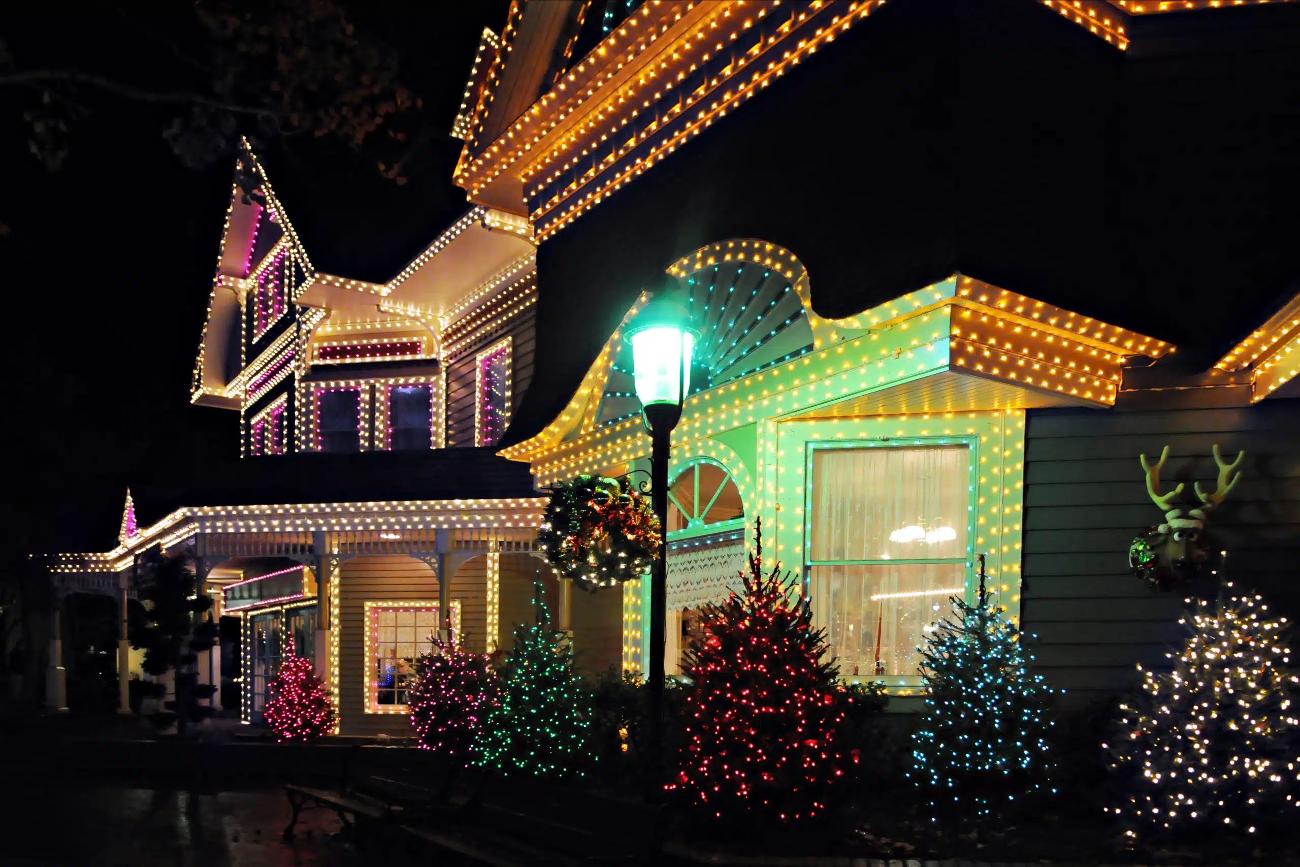 Customized Holiday Lighting in Calgary, Alberta Wipe Clean Window