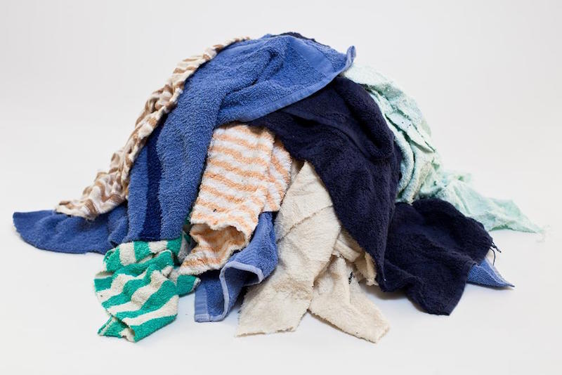 White and Color Industrial Wiping Rags Wiper Central USA