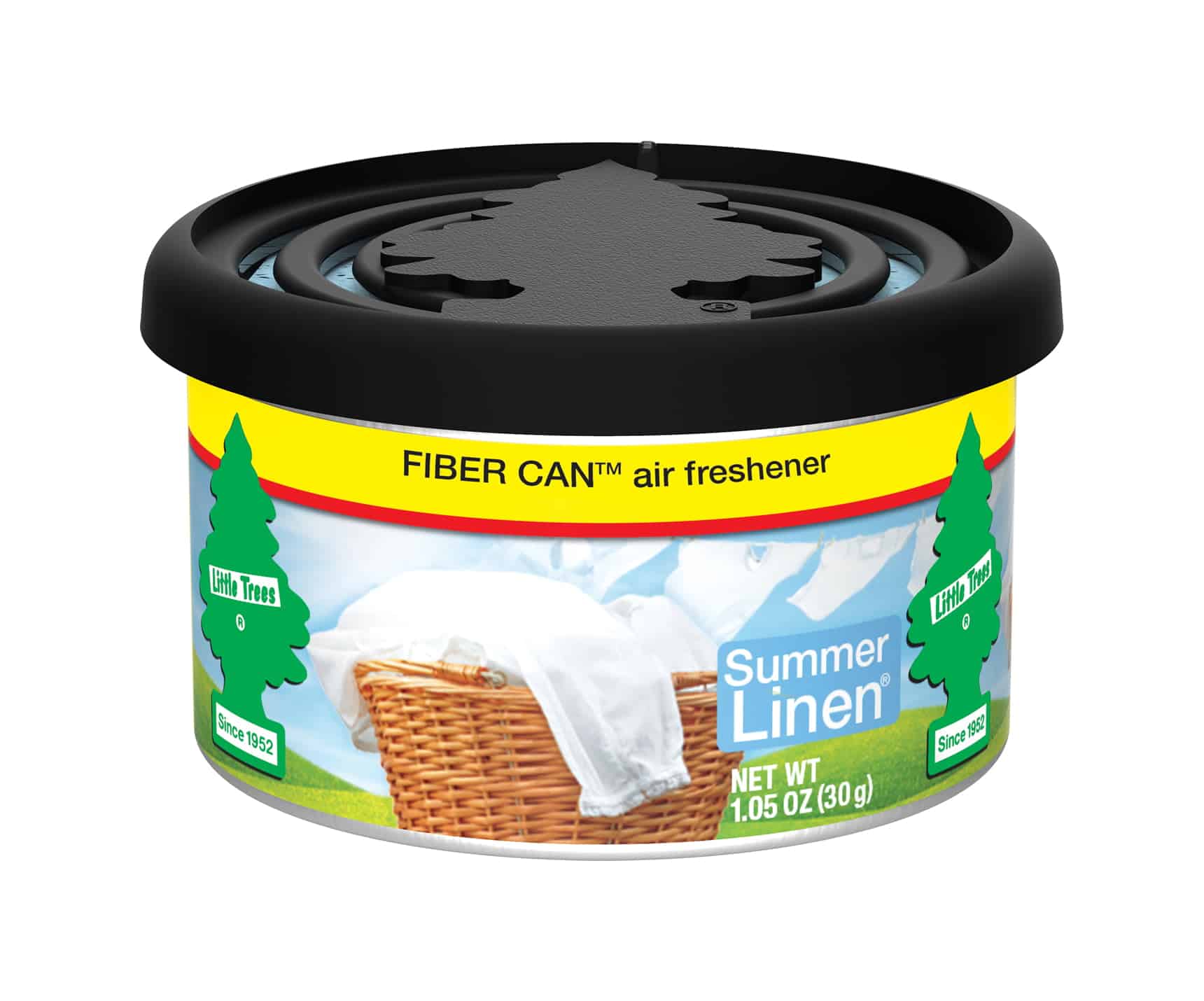 Little Trees Air Freshener Fiber Can Summer Linen Wipers Direct
