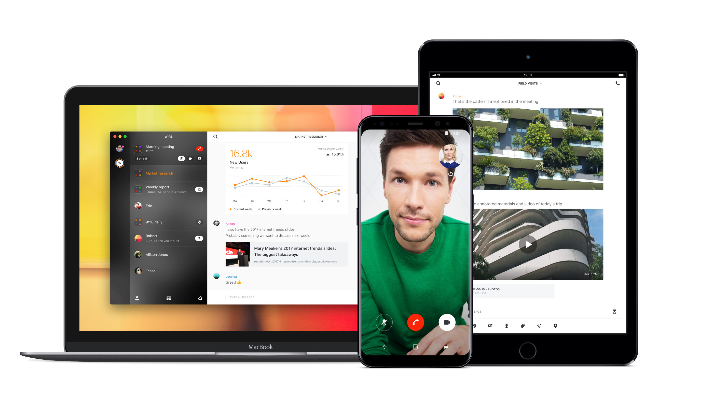 Teamkommunikation Wire bringt BusinessMessenger mit Privatnutzung