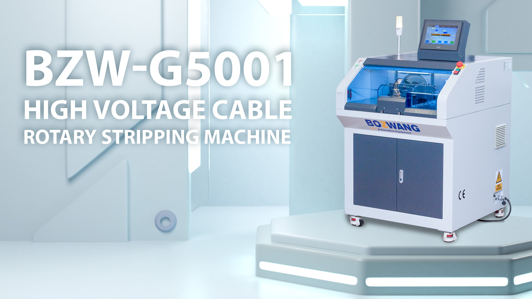 Video Presentation of the High Voltage Wire Stripping Machine for Cables up to 70 mm² BZW